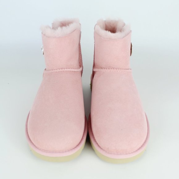 NEW UGG Mini Bailey Swarovski Crystal Button Boot - Picture 6 of 16